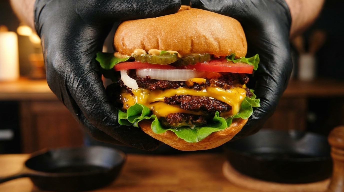 究極のクラシック・アメリカン・トリプルチーズバーガー