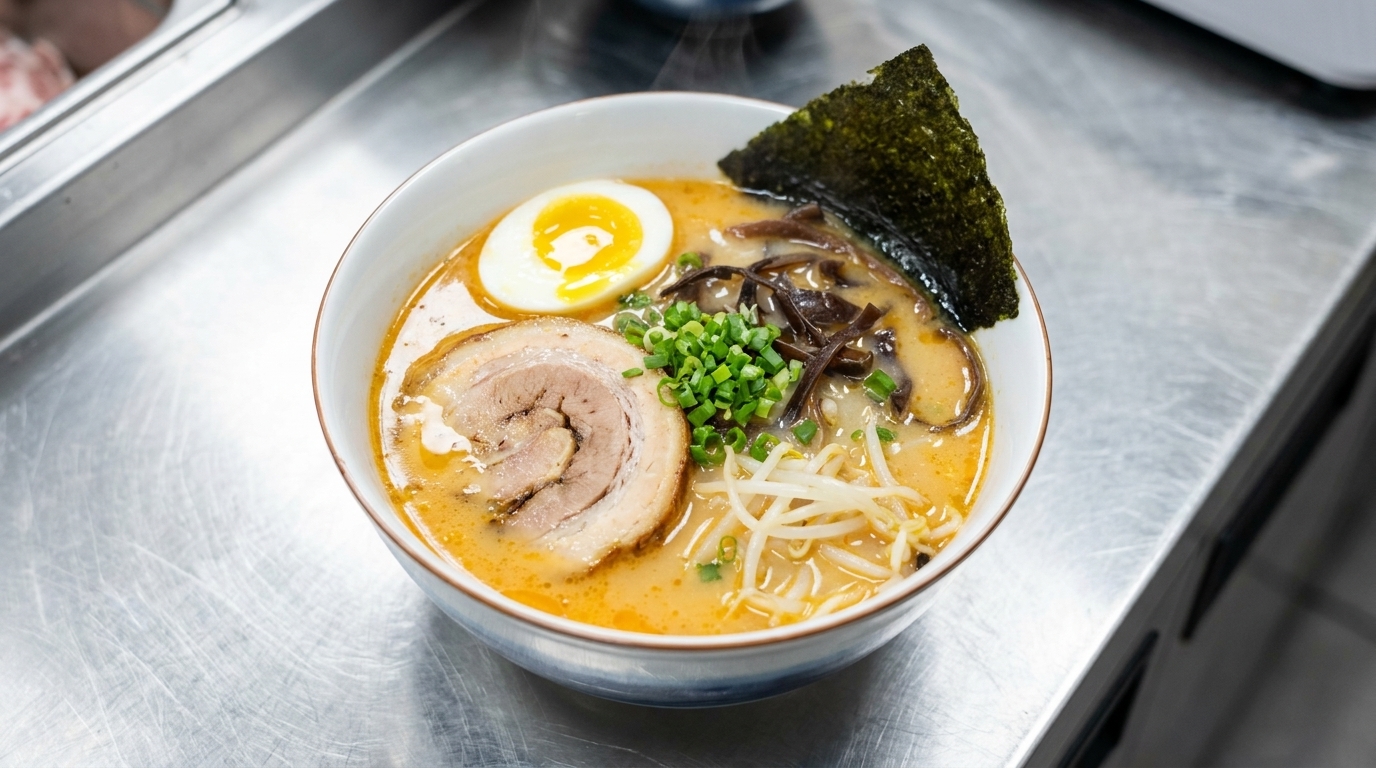 本格豚骨味噌ラーメン