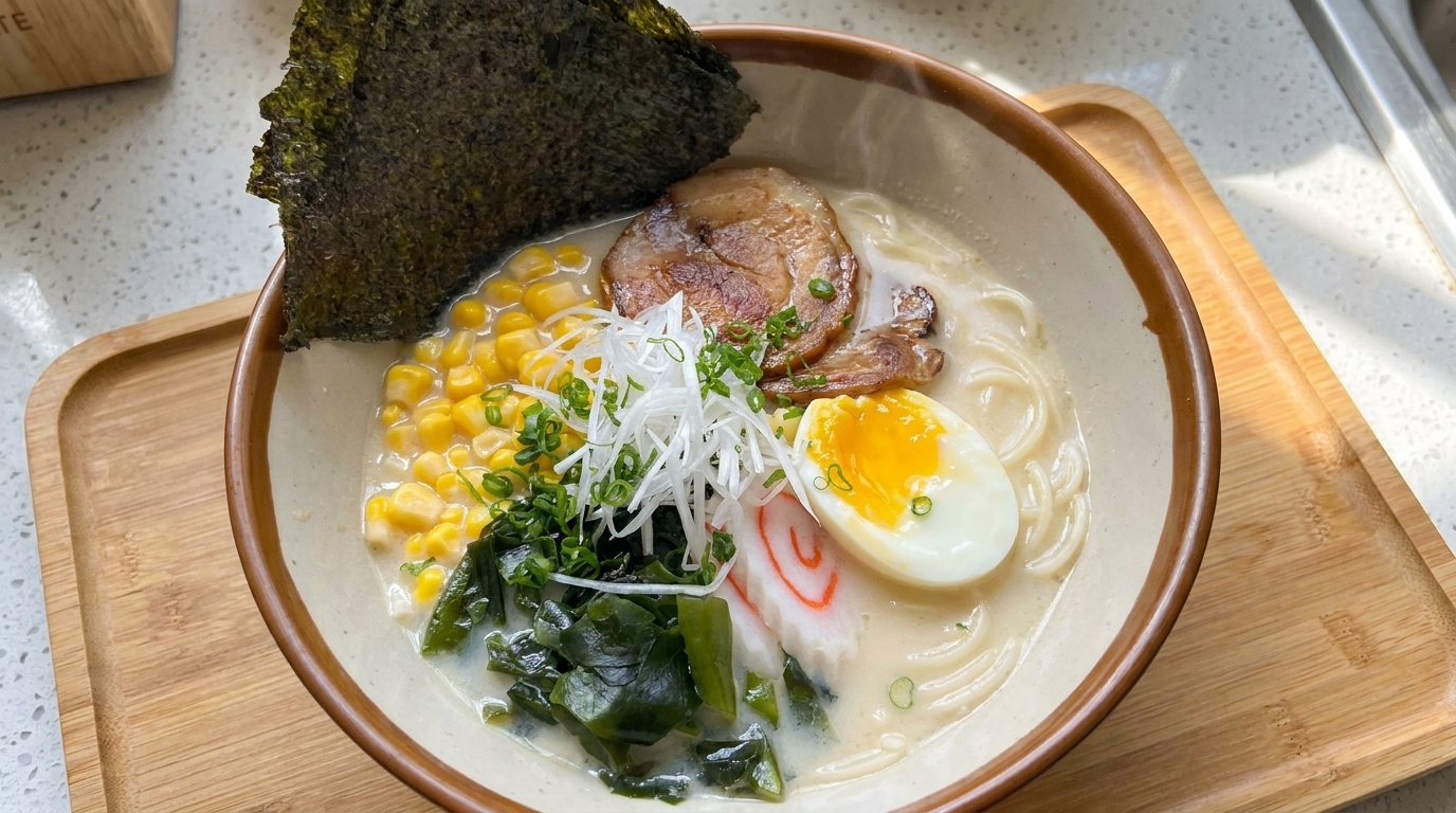 手作り柚子塩ラーメン