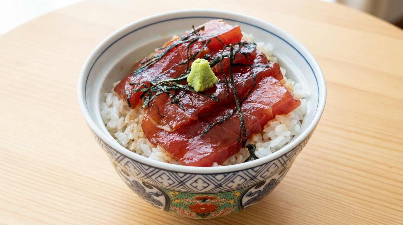 究極の漬け丼（マグロの醤油漬け丼）