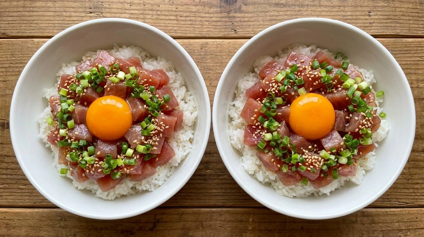 王道のまぐろ丼