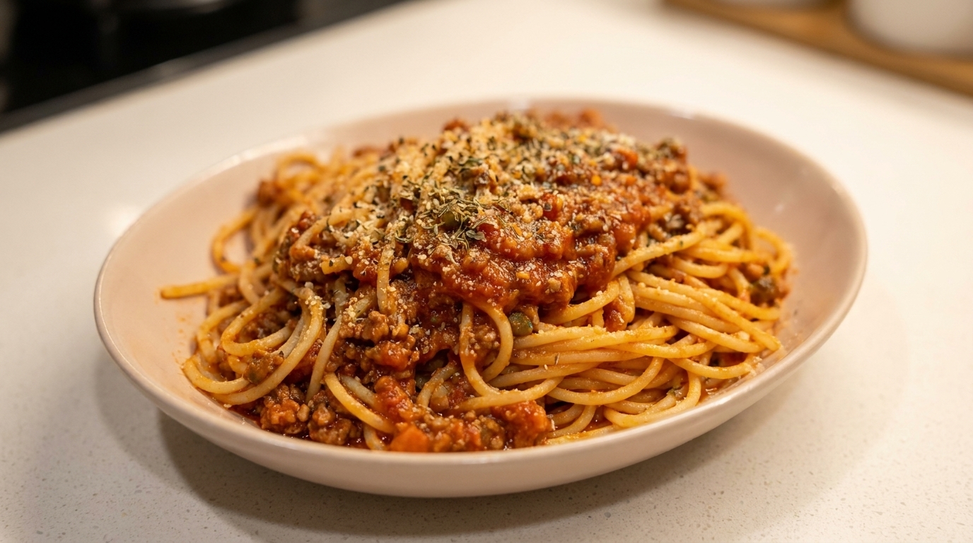 濃厚なコクがたまらない！本格手作りスパゲッティ・ボロネーゼ