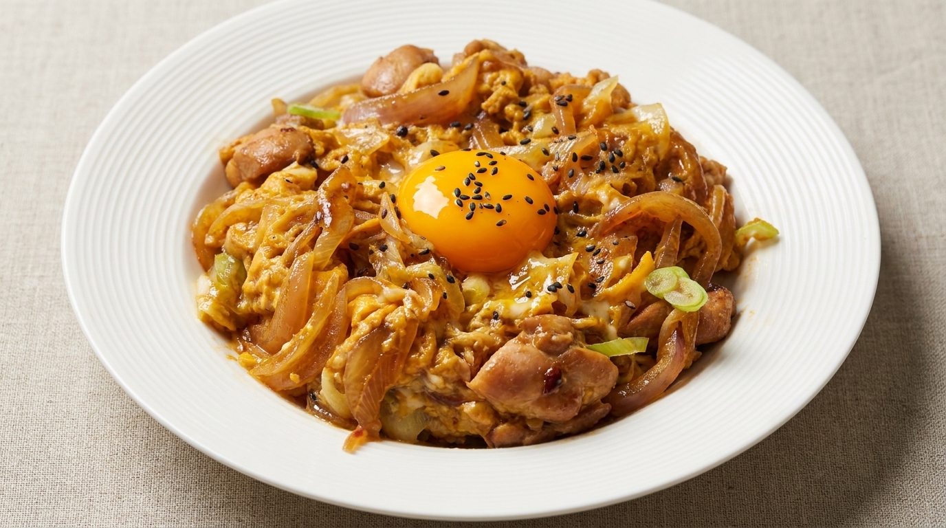 とろとろ卵の絶品親子丼（鶏肉と卵のどんぶり）