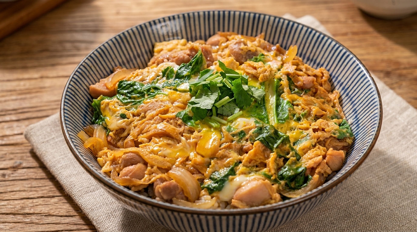 本格・親子丼（鶏肉と卵のトロトロどんぶり）