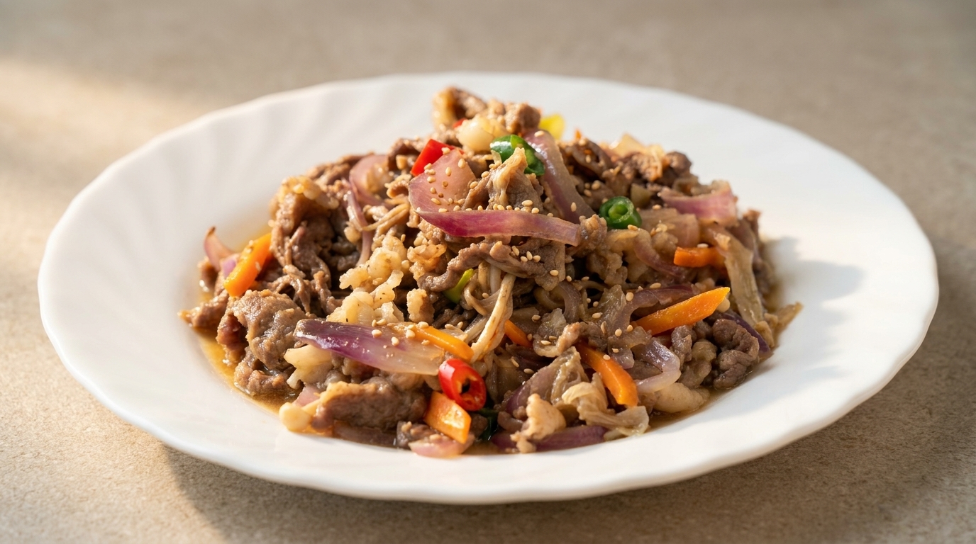 本場韓国の味！牛肉プルコギの黄金比レシピ