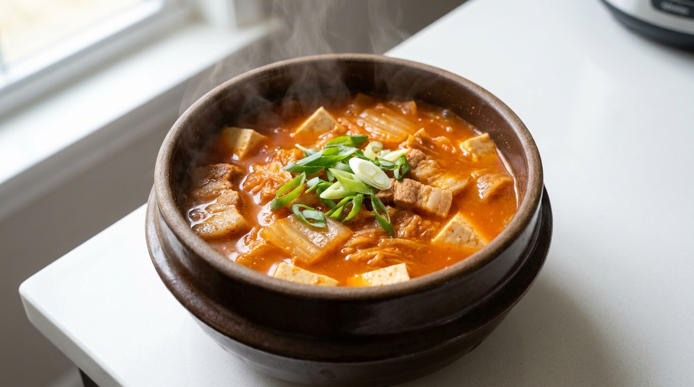 ミニトマトで時短！コク旨キムチチゲの作り方