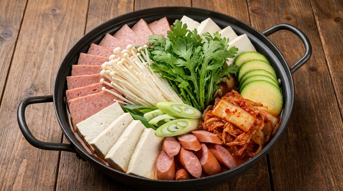 本場韓国の味！プデチゲ（部隊鍋）のレシピ