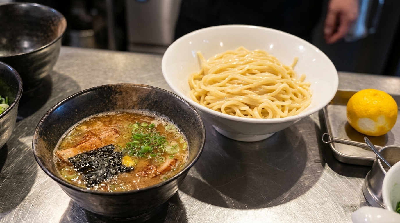 濃厚魚介だしが香る本格つけ麺の作り方