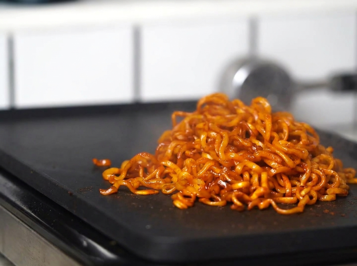 軽くトーストしたホットドッグ用バンズの中に、新鮮な緑のレタスが敷かれている様子。
