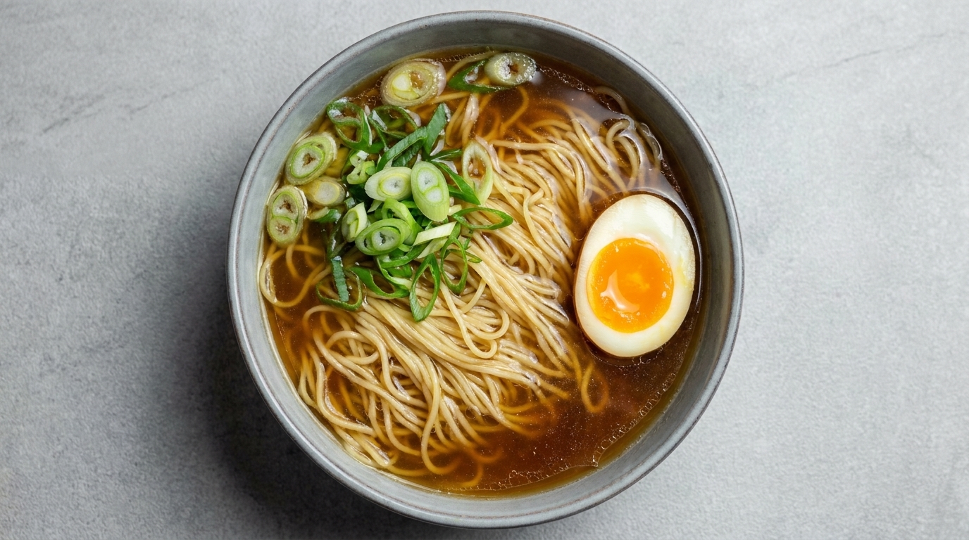 手軽に楽しむ自家製醤油ラーメン