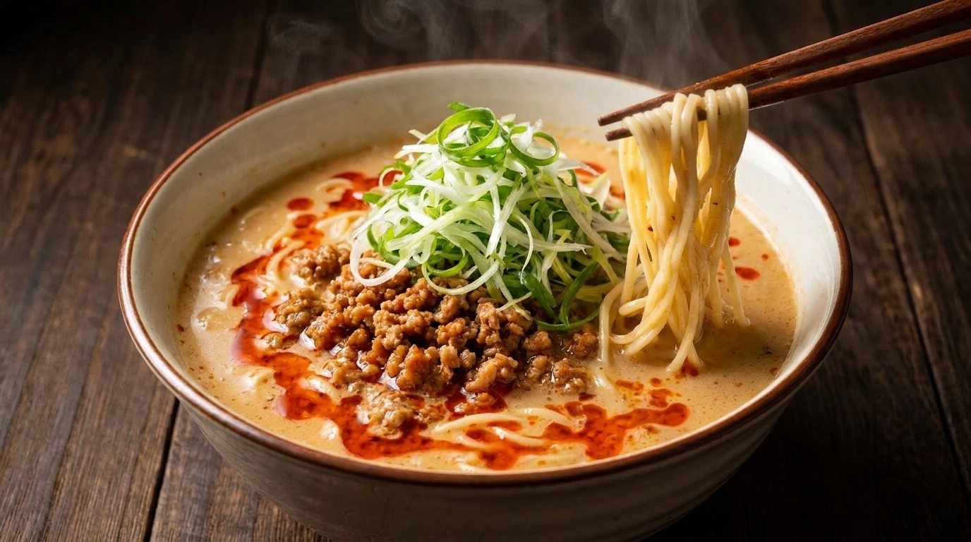 本格的で濃厚な担々麺