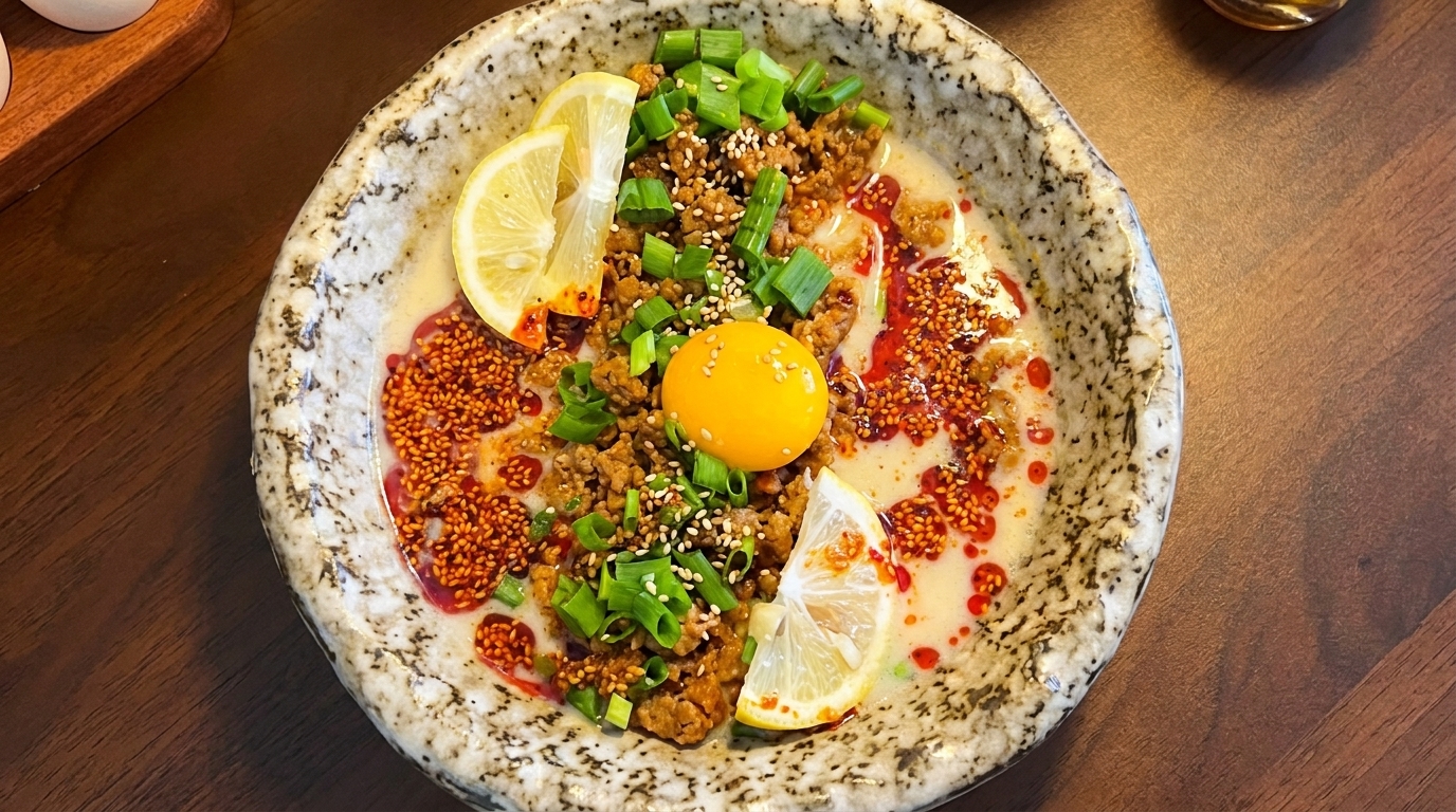 クリーミー味噌豆乳ラーメン