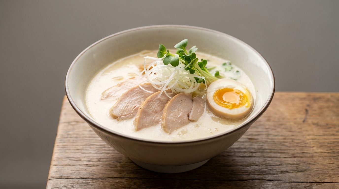 本格鶏白湯ラーメン（とりぱいたん）の作り方