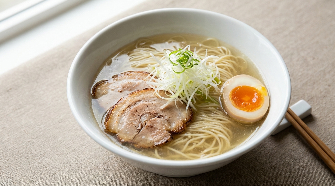 本格塩ラーメンの作り方