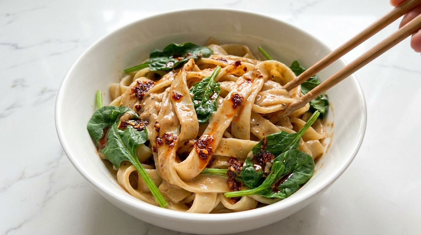 自家製ガオダン麺（蒸し高加水麺）