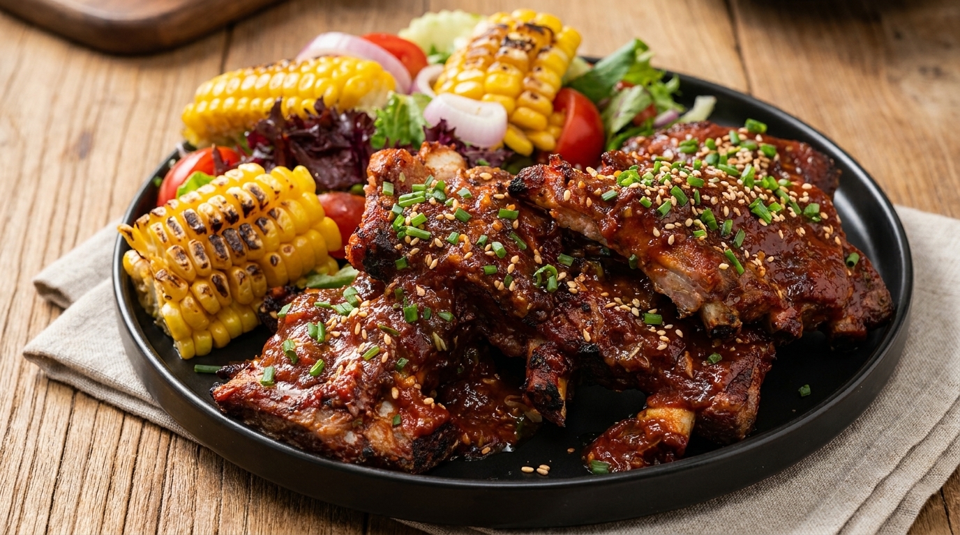 本格アメリカンスタイル！絶品オーブン焼きBBQポークリブ