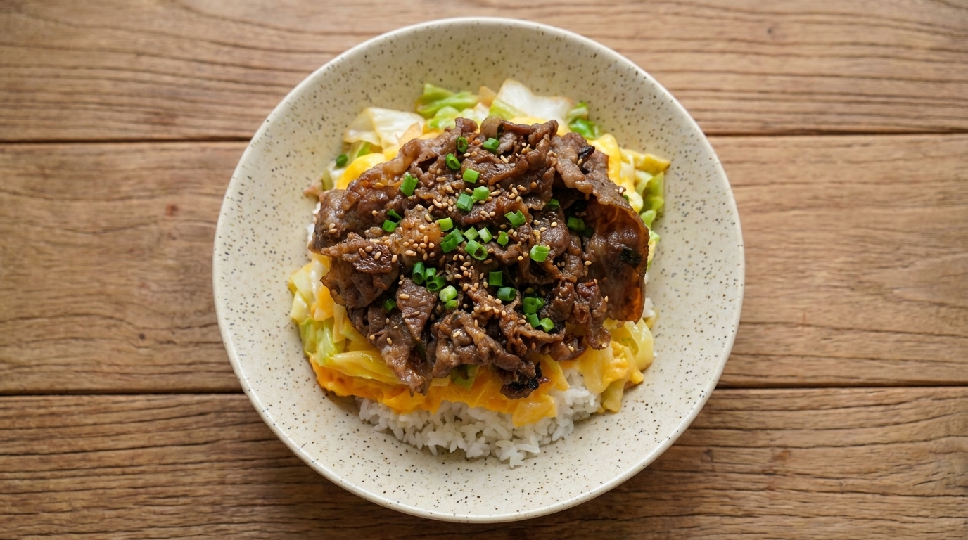 ネギ塩だれが食欲をそそる！簡単・絶品牛丼