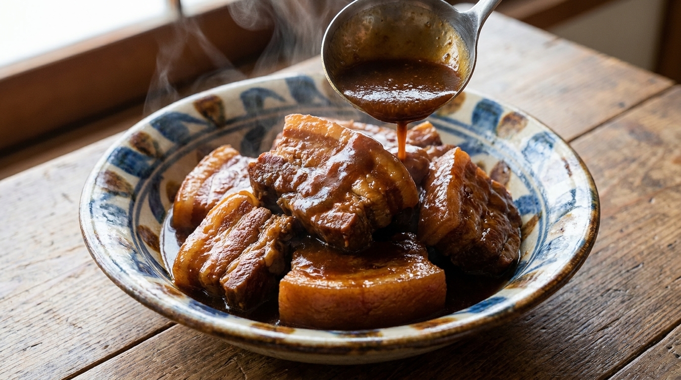 とろける旨さ！豚バラ肉の味噌角煮