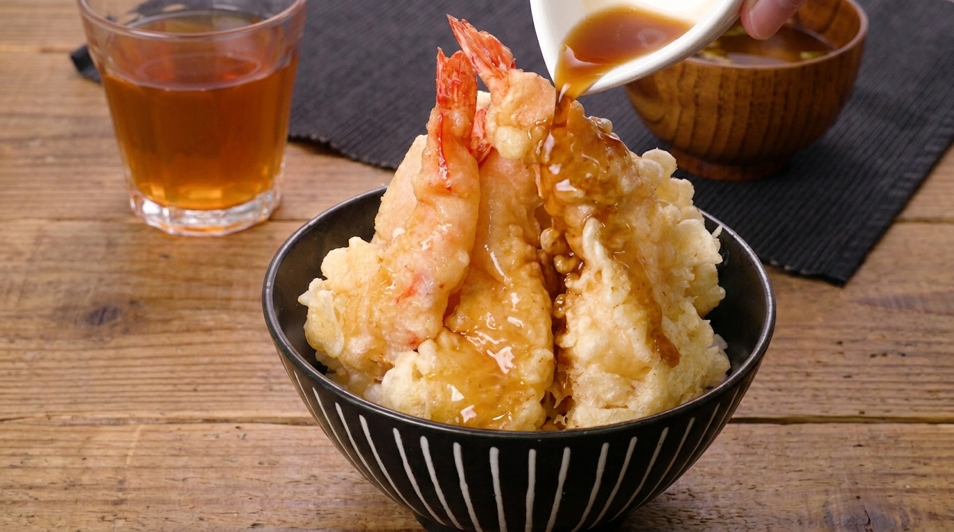 本格海老天丼（サクサク衣と極上天つゆ）