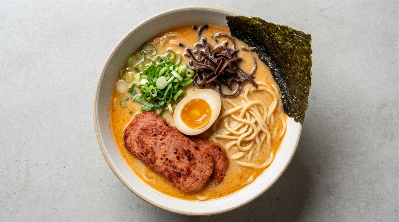 究極の即席豚骨風ラーメン