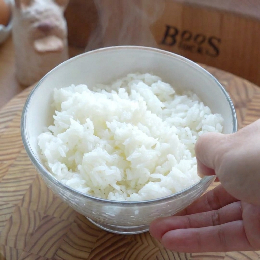 白い丼ぶりに盛られた温かいご飯の上に、もみのりがたっぷりかかっている様子。