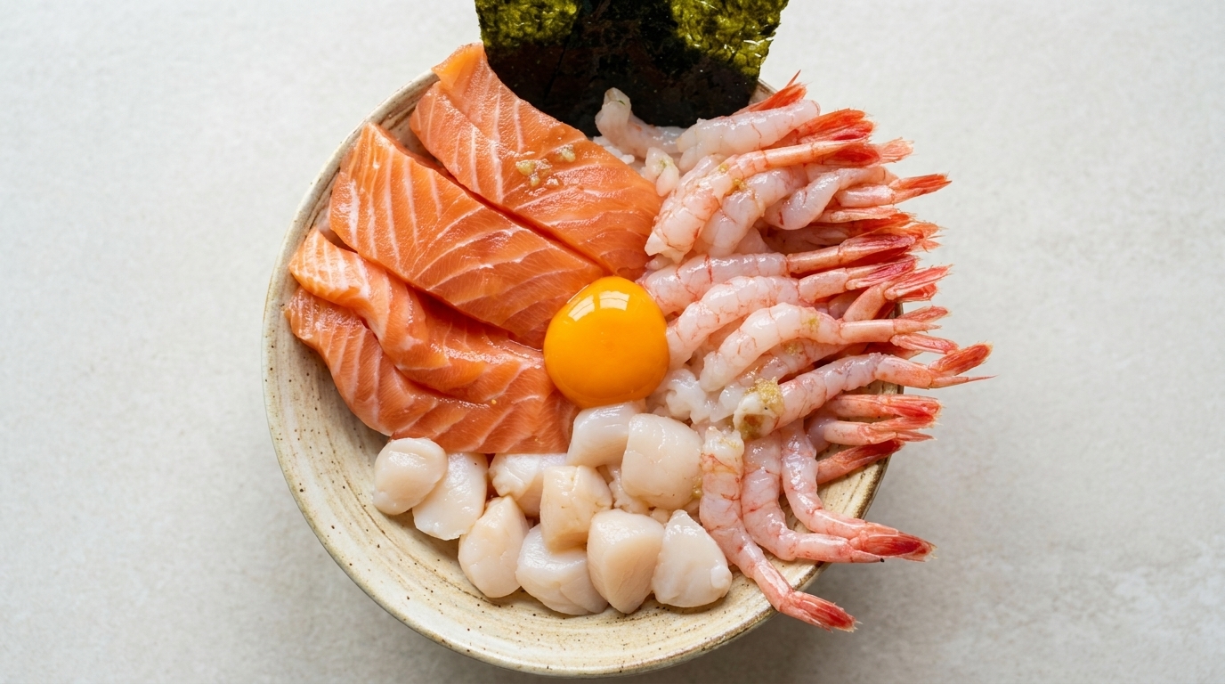簡単でヘルシー！海鮮ちらし丼