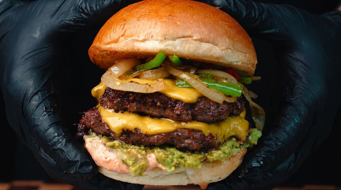ダブルスパイシー・チーズビーフバーガー