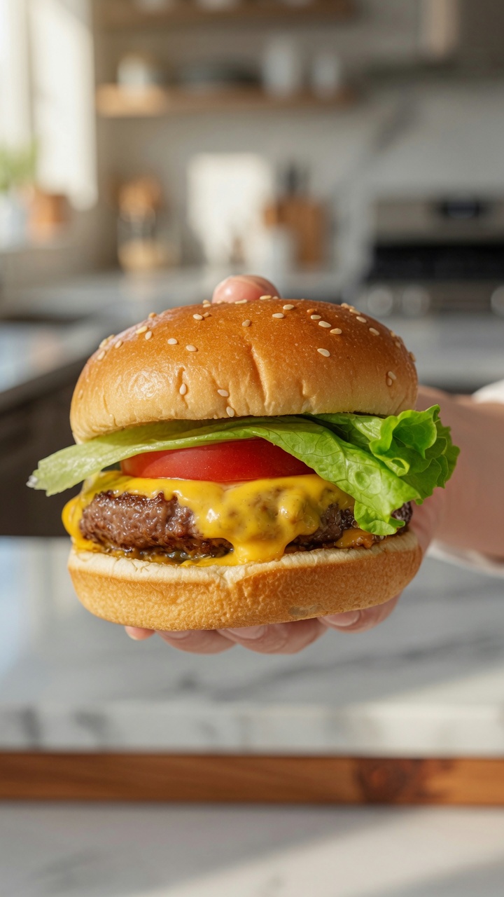 クラシック・アンガスビーフ・チーズバーガー