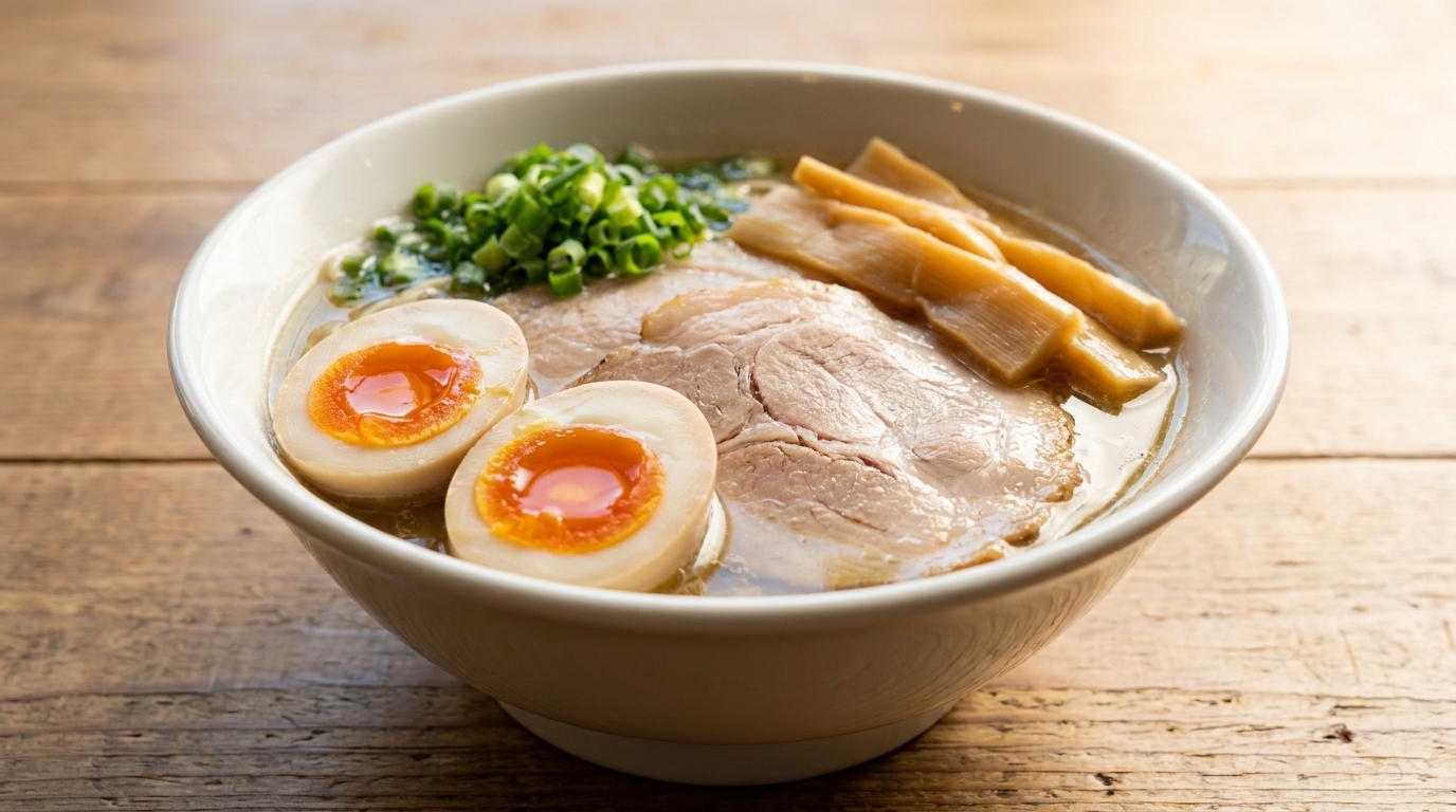 味付け卵（味玉）の作り方：黄金色のとろける半熟卵