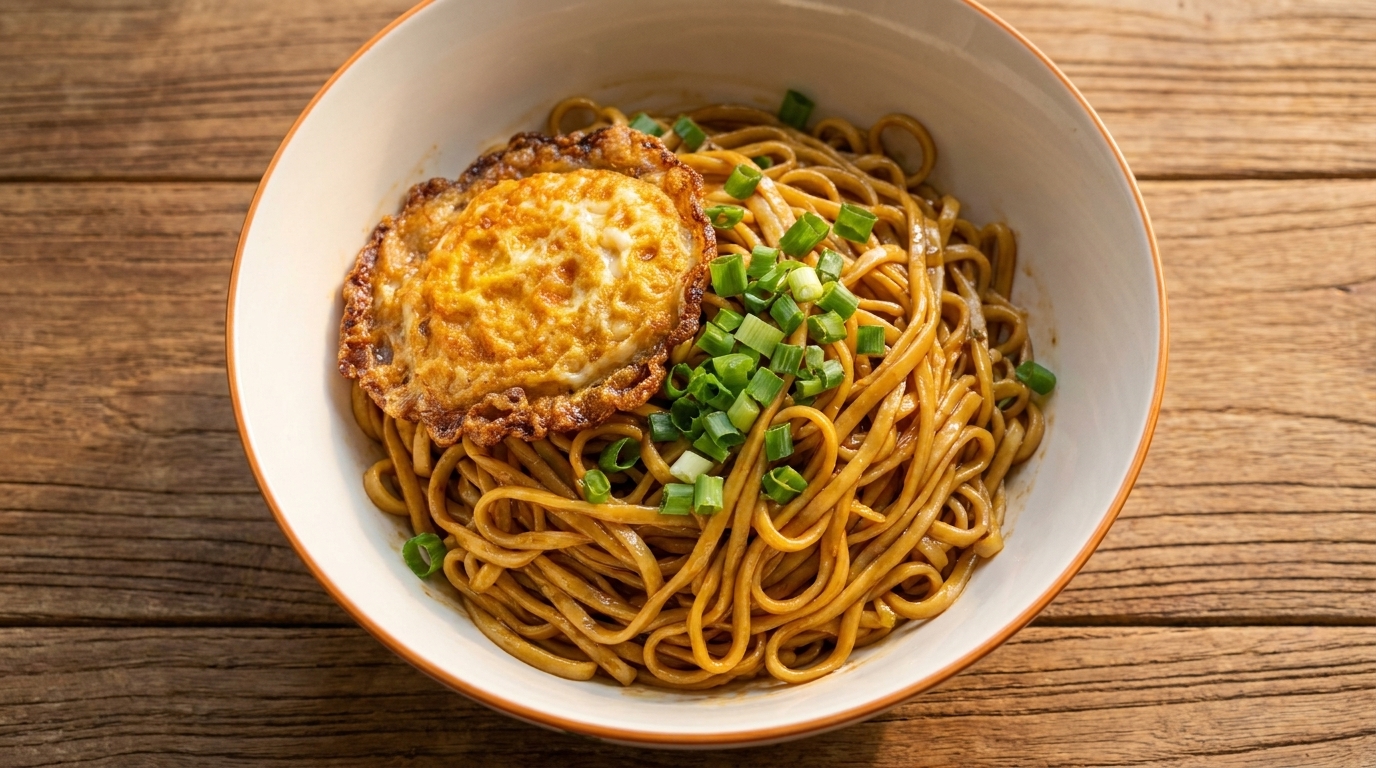 節約＆簡単！ガーリック醤油まぜ麺