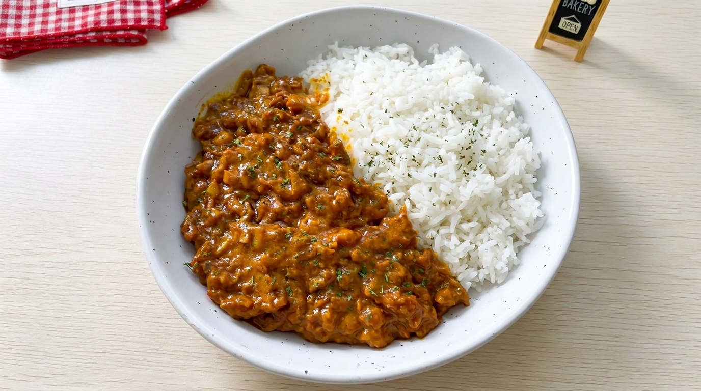 ピリッとスパイシー！簡単ひき肉カレーライス