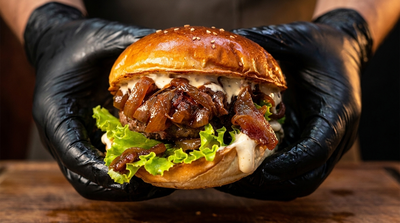 スモーキーベーコンと玉ねぎのキャラメリゼバーガーソース