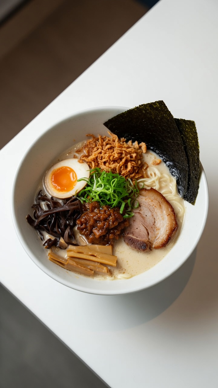 時短で作る本格豚骨ラーメン