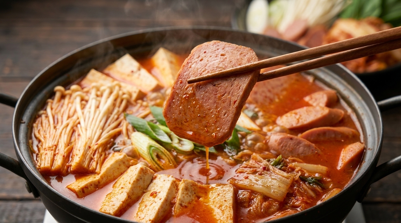 本格韓国風プデチゲ（部隊チゲ）