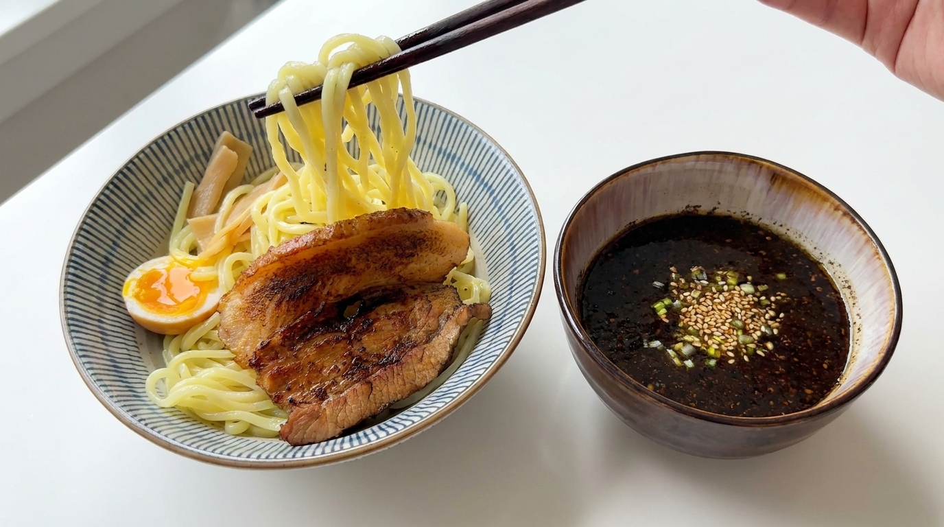 日本黒マー油つけ麺