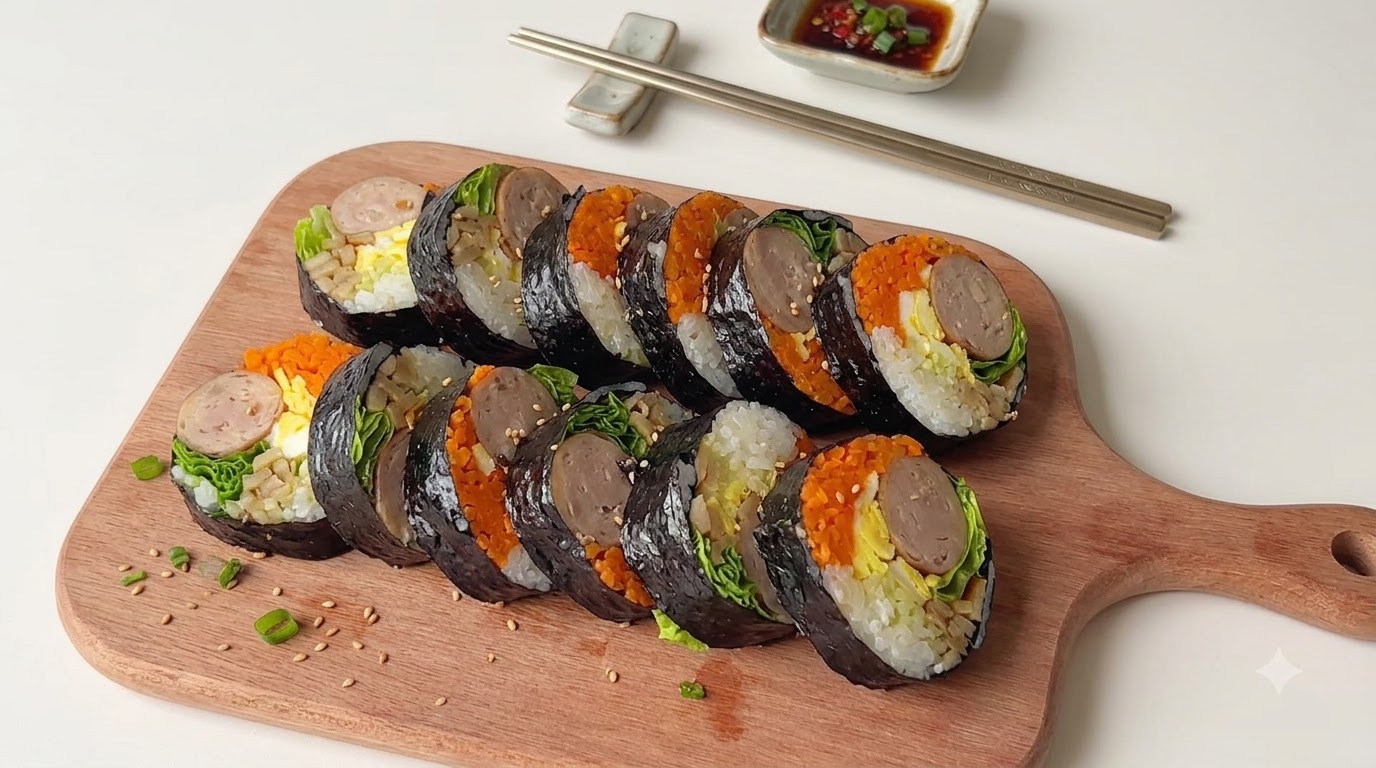 低カロリーソーセージキンパ