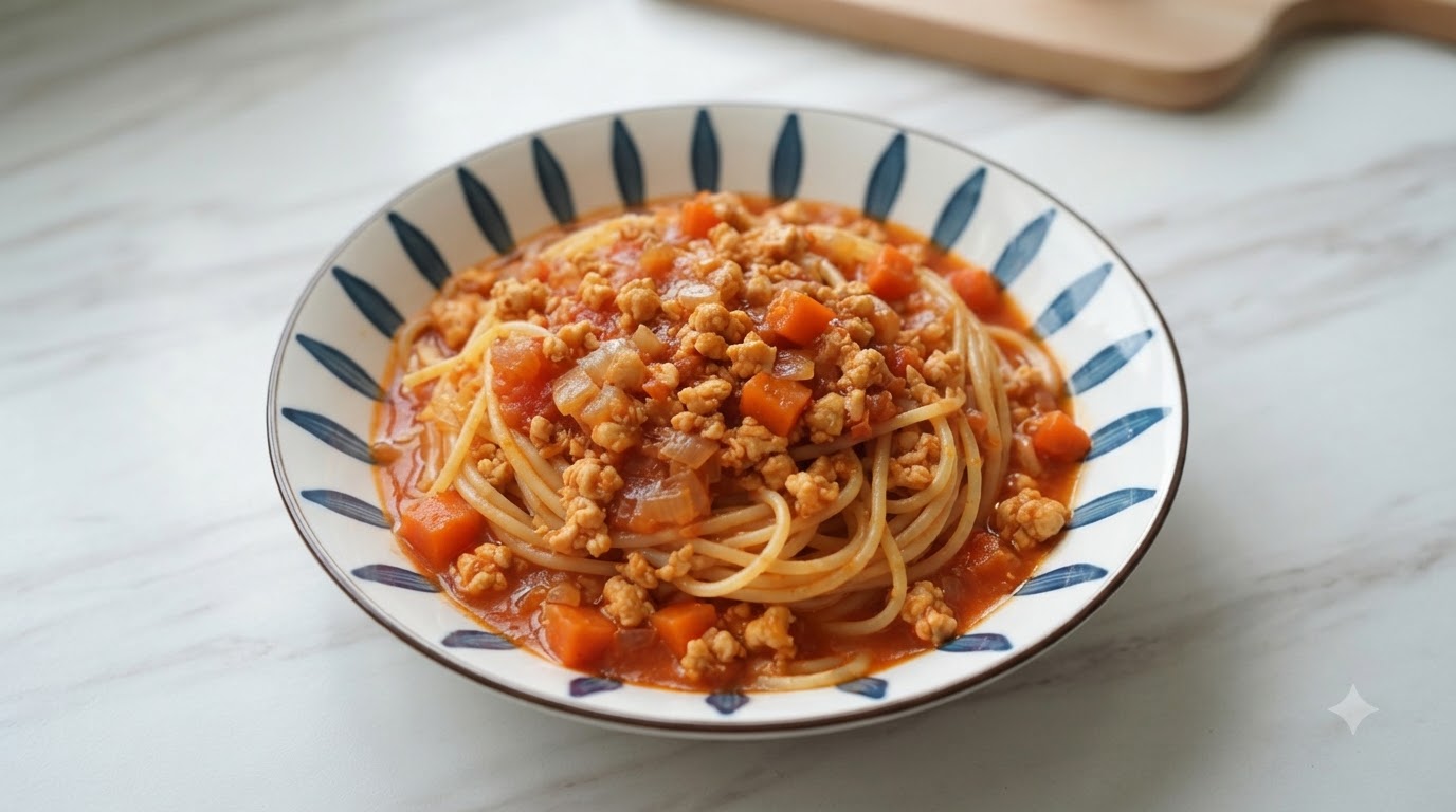 低カロリー鶏胸肉パスタ