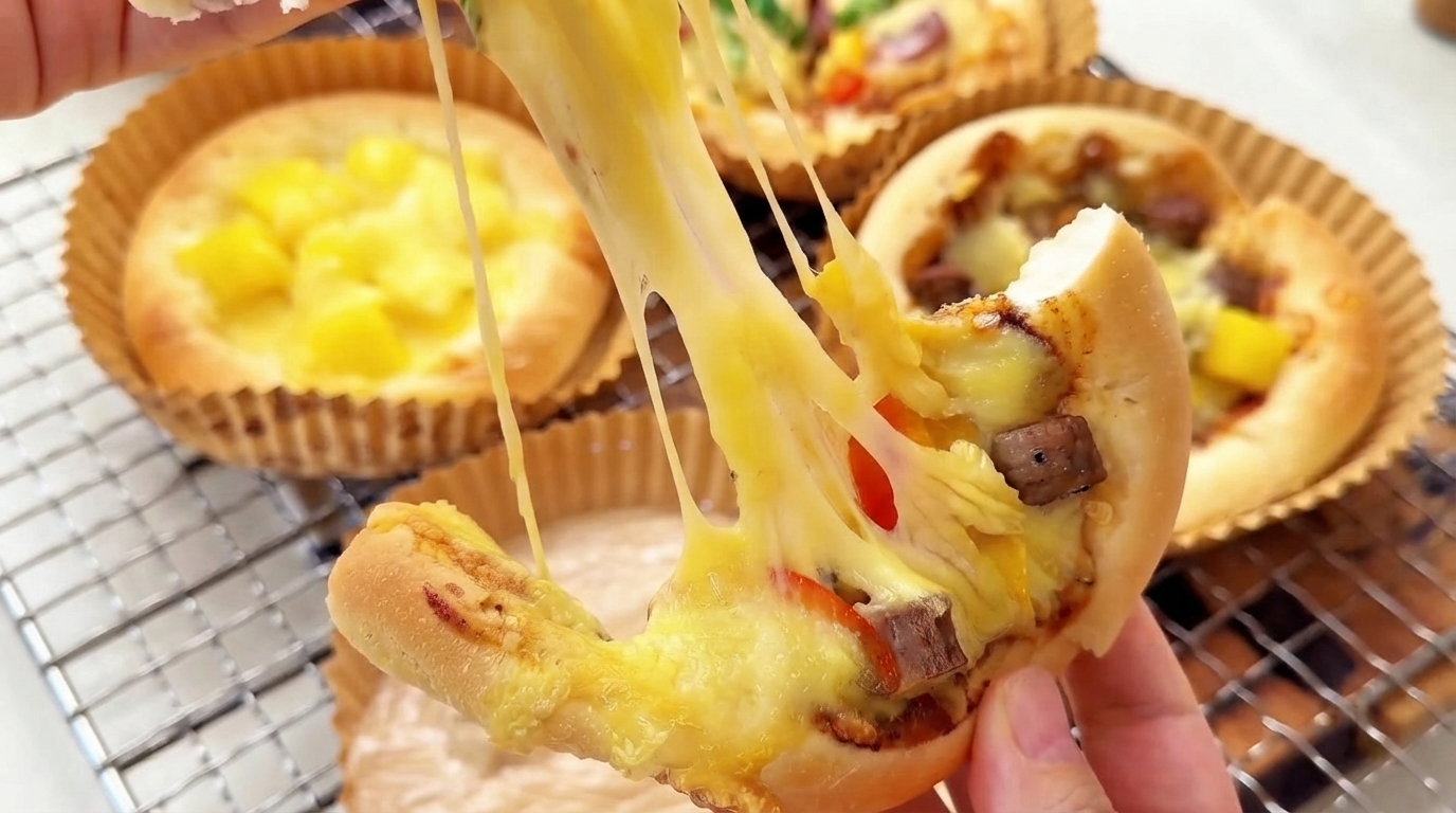 冷凍保存できる手作りミニピザ