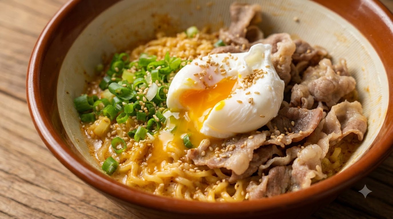 ガーリックマヨネーズ混ぜインスタントラーメン