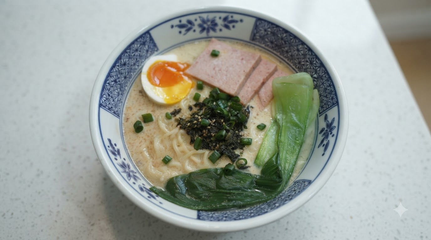 クリーミーインスタント豚骨ラーメンの裏技