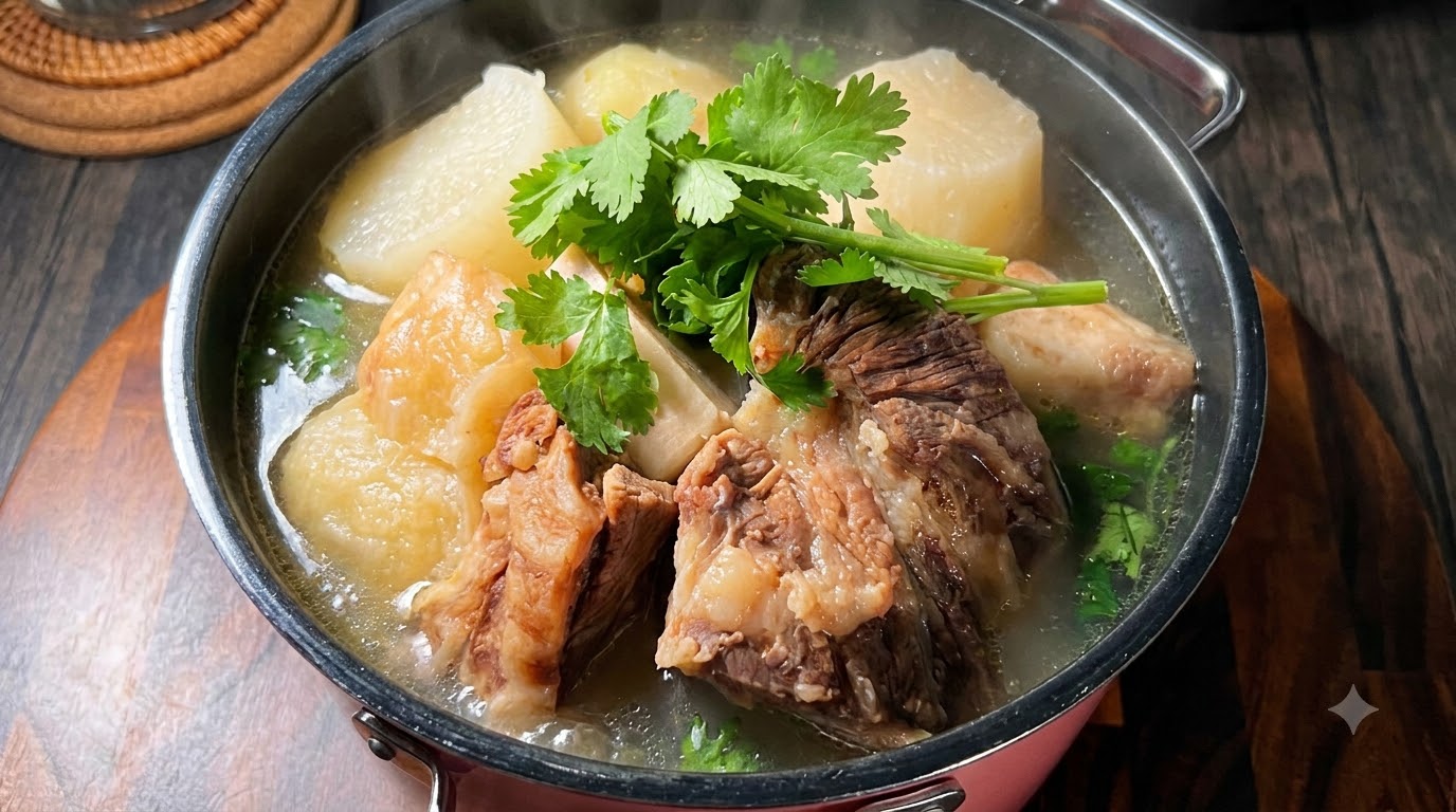 大根と牛スペアリブのさっぱり煮込み