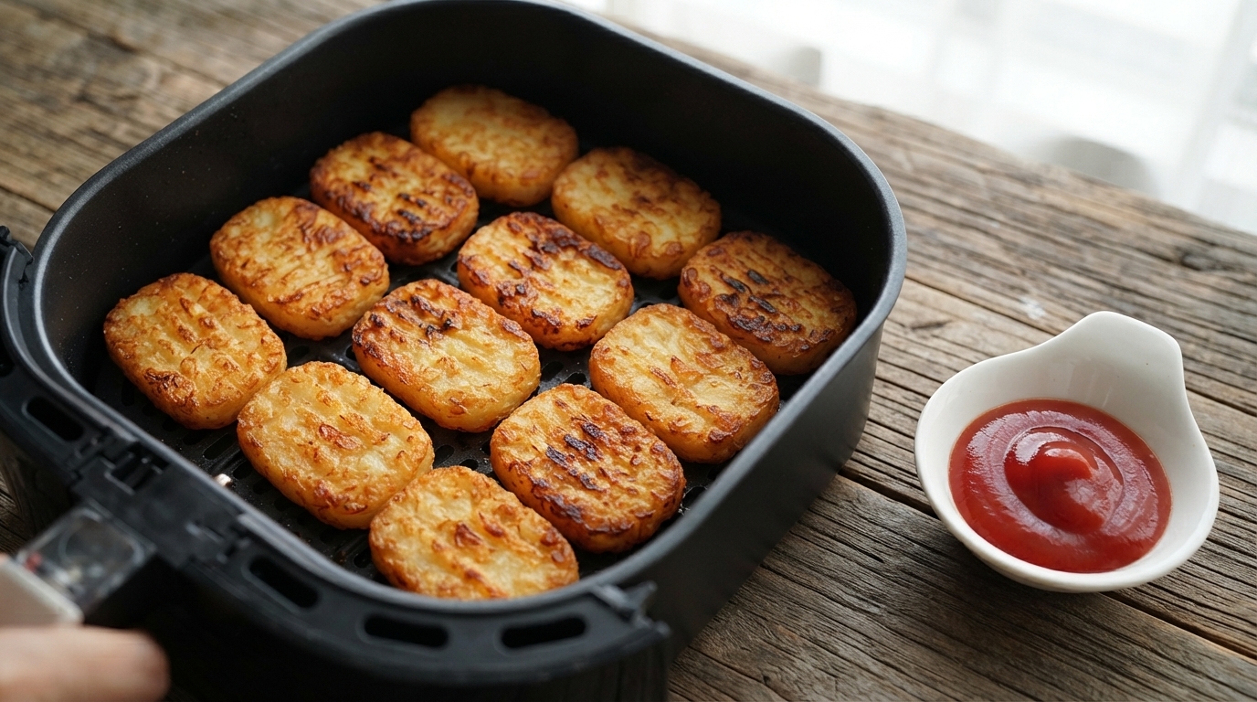 エアフライヤーで作るサクサクポテトパティ