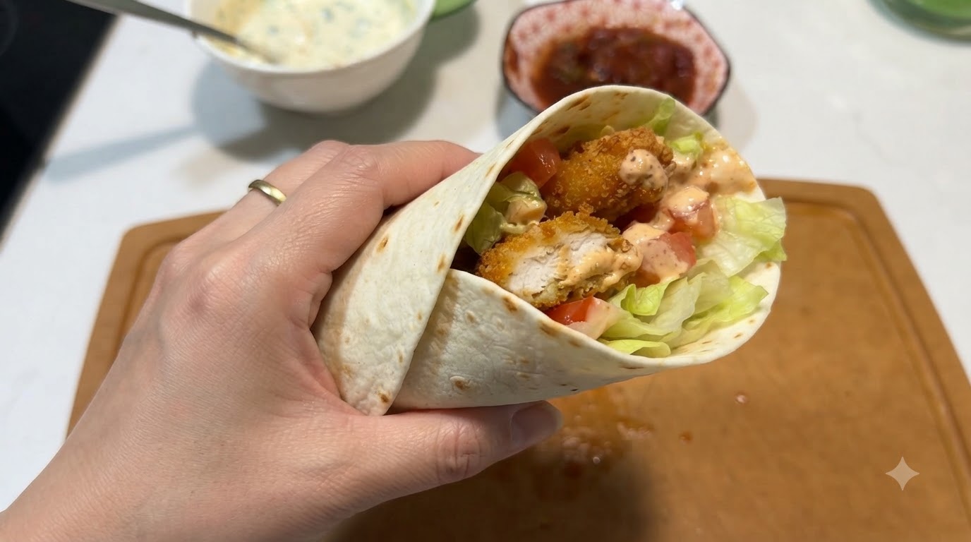 KFC風メキシカンチキンラップの再現レシピ