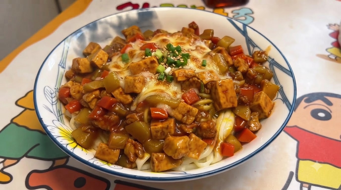 三丁老麺（サンディンラオミェン）〜ゴロゴロ具材と3種醤の旨み麺〜