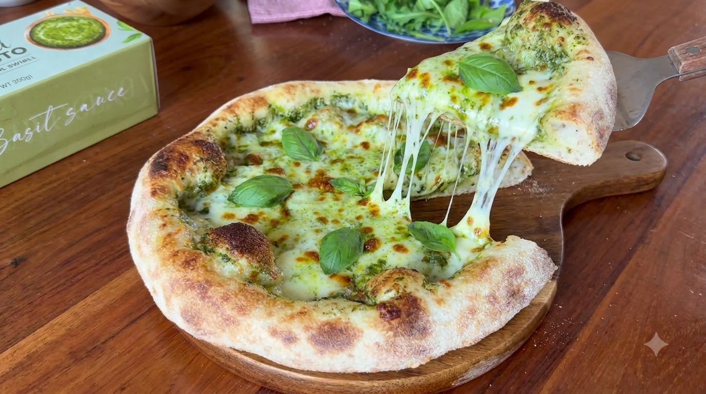 クラシックイタリアン バジルペストピザ