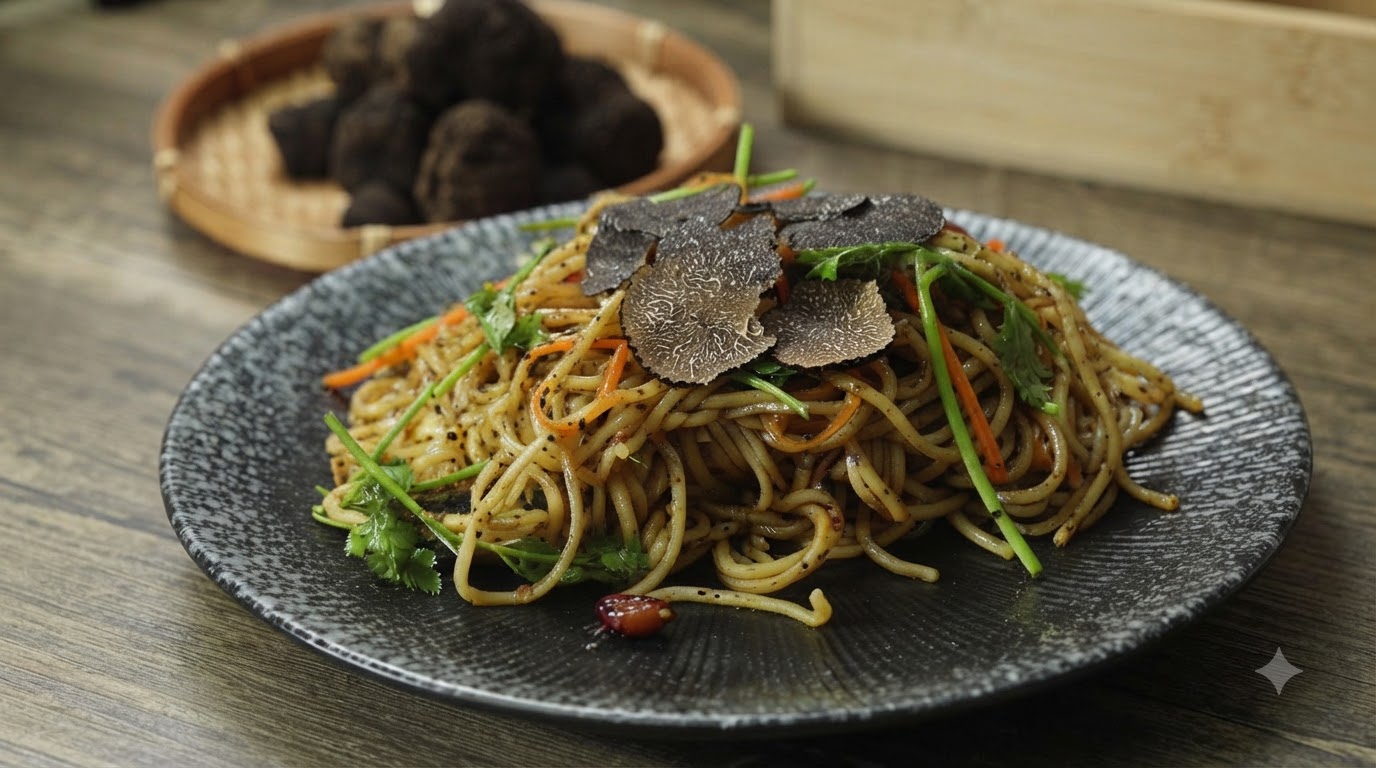 自家製 黒トリュフの和え麺