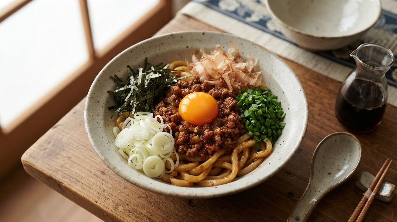 名古屋まぜそば（汁なし台湾まぜそば）
