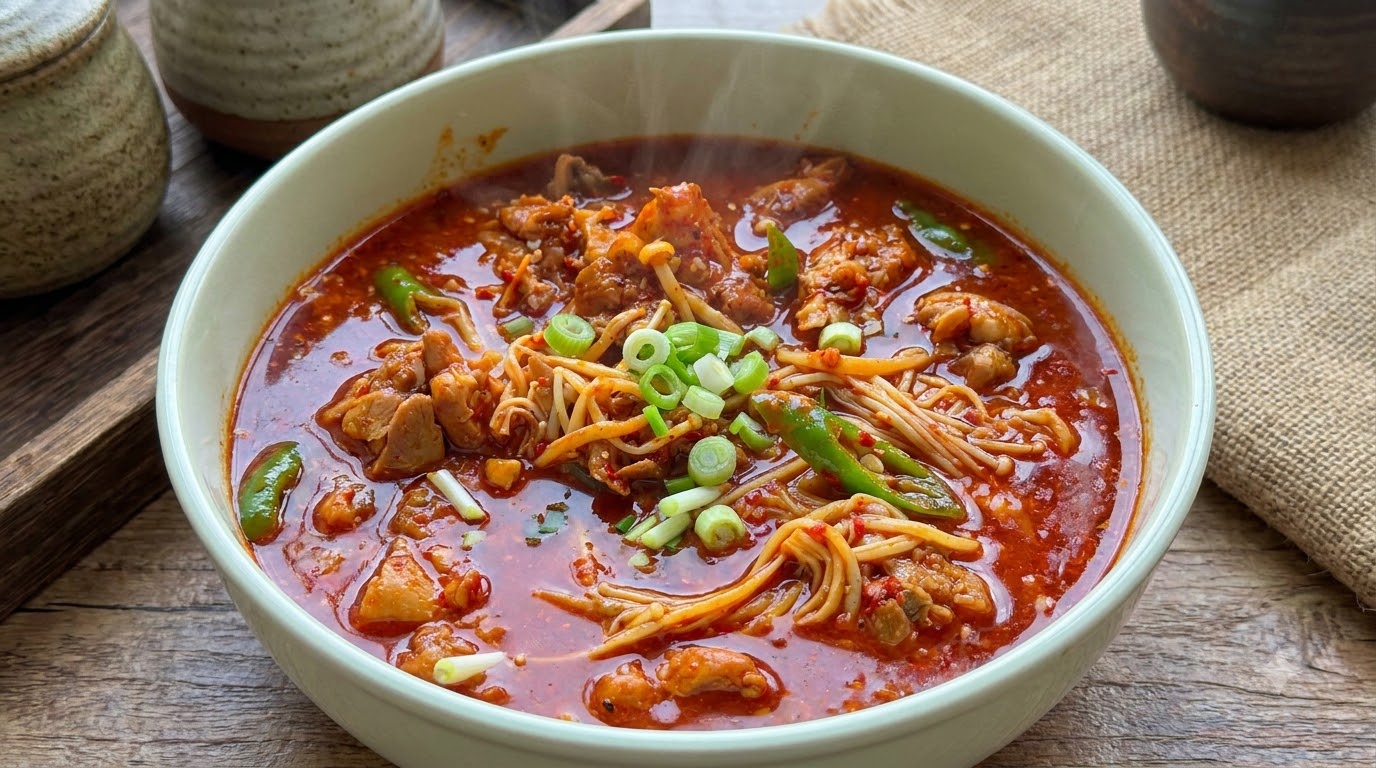 西北夜市麻辣火锅鸡
