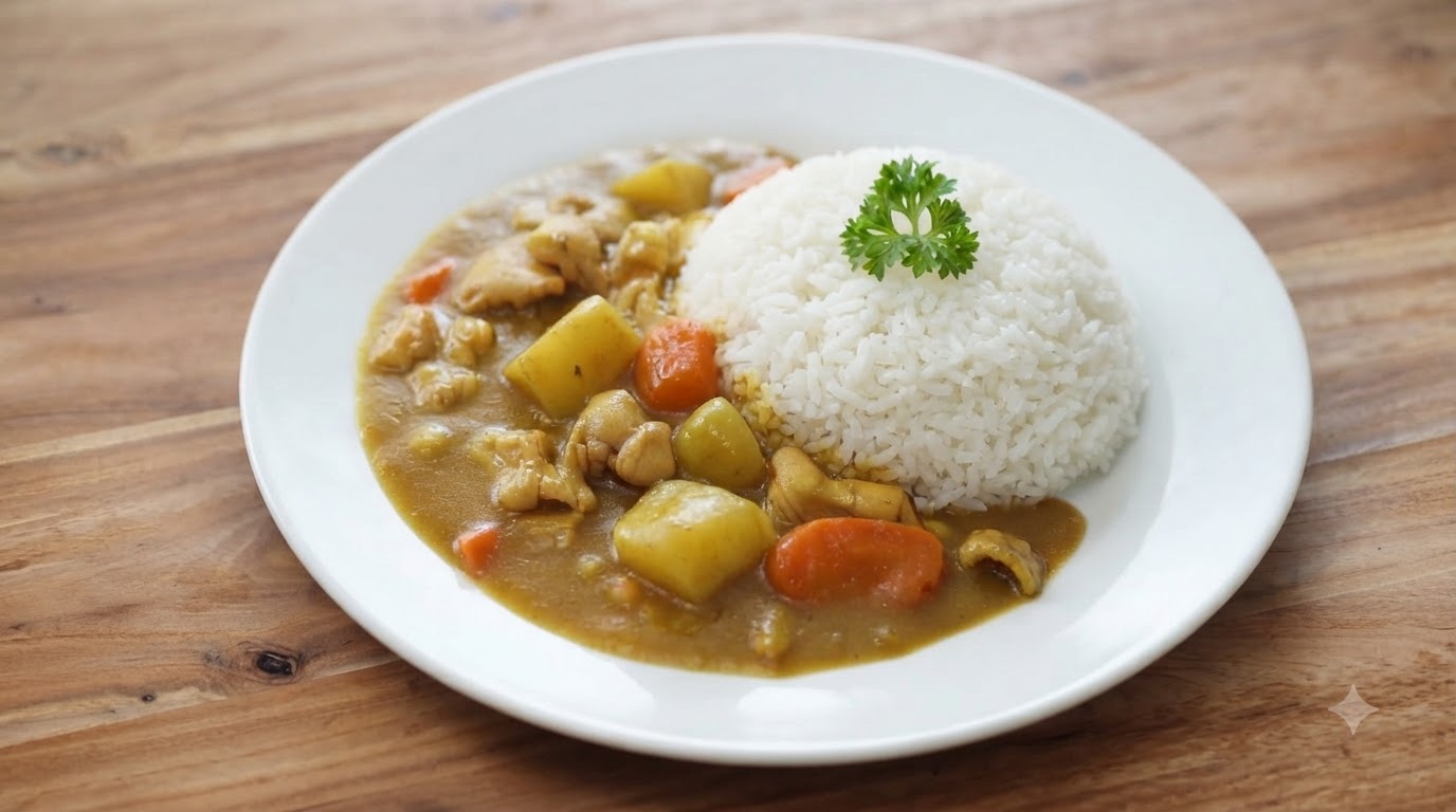 本格派チキンカレーライス