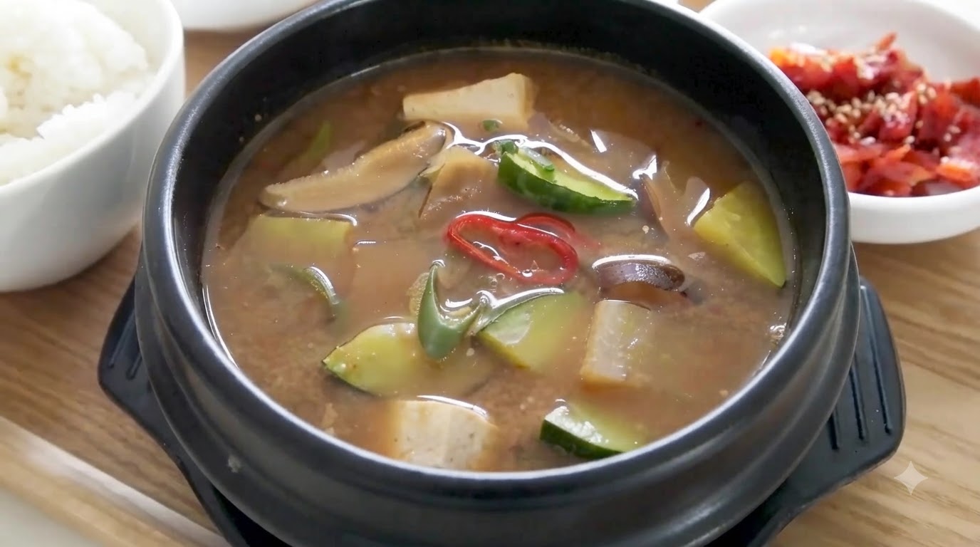 本格韓国テンジャンチゲ（味噌チゲ）の作り方